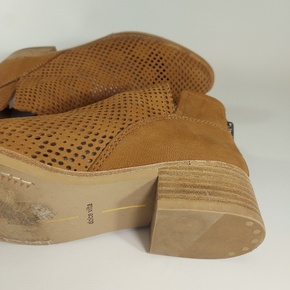 Dolce Vita Chunky Suede Ankle Boots, Size 7.5/ 38 - Picture 4 of 9